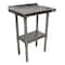Bk Resources Work Table Stainless Steel With Undershelf, 1.5" Rear Riser 30"Wx18"D VTTR-1830 - alternate 1